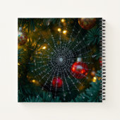 Weihnachtsspinne Notizblock (Rückseite)