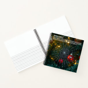 Weihnachtsspinne Notizblock