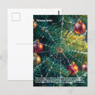 Weihnachtsspinne Postkarte