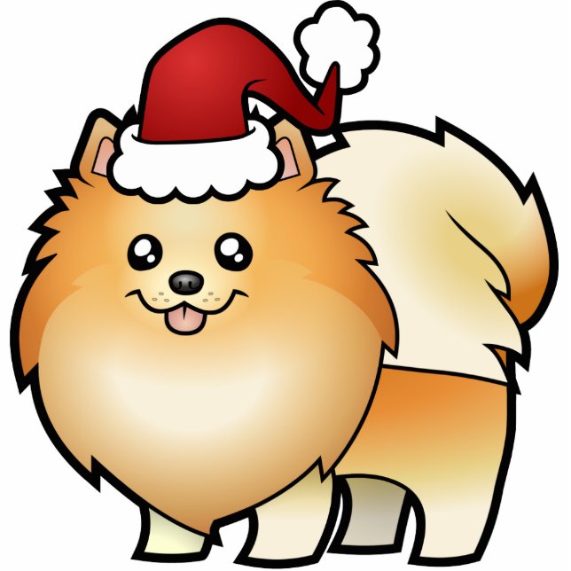 WeihnachtsSpitz-Verzierung Fotoskulptur Ornament (Vorne)