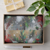 Weihnachtssplatter / Weiße Explosionen Seidenpapier (Geschenk)
