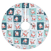 Weihnachtssportdekor Polyester Weihnachtsbaumdecke (Vorderseite)