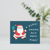 Weihnachtssportkarten Feiertagspostkarte (Stehend Vorderseite)