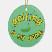 Weihnachtssportverzierung Keramik Ornament (Links)