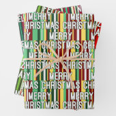 Weihnachtssprachen Geschenkpapier Set (Beispiel)