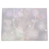 "Weihnachtssprachen" Große Geschenktüte (Vorderseite)