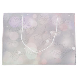 "Weihnachtssprachen" Große Geschenktüte