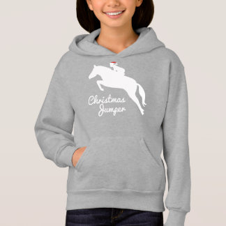 Weihnachtsspringer für Pferdefreunde Hoodie