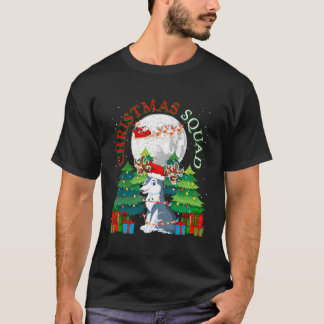 WeihnachtsSquad Santa Reindeer Wolf Xmas Lover Kid T-Shirt