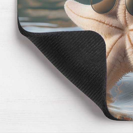 Weihnachtsstäbchen im Ozean Mousepad (Ecke)