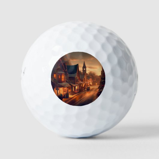 Weihnachtsstadt (1) golfball (Vorderseite)