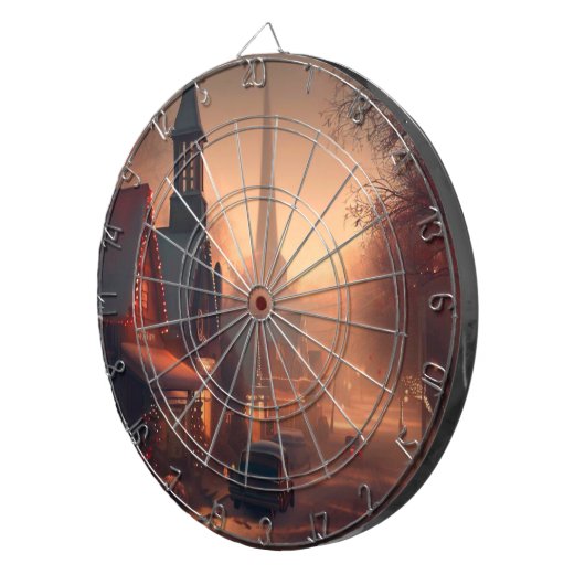 Weihnachtsstadt (4) dartscheibe (Vorderseite rechts)