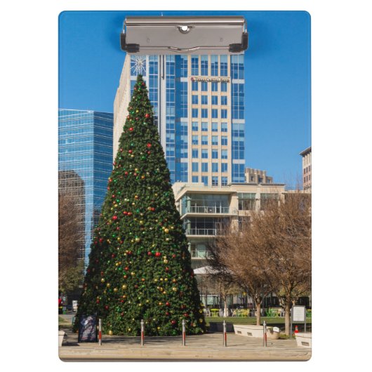 Weihnachtsstadt Dallas Klemmbrett (Vorderseite)