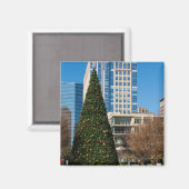 Weihnachtsstadt Dallas Magnet (Vorderseite/Rückseite)