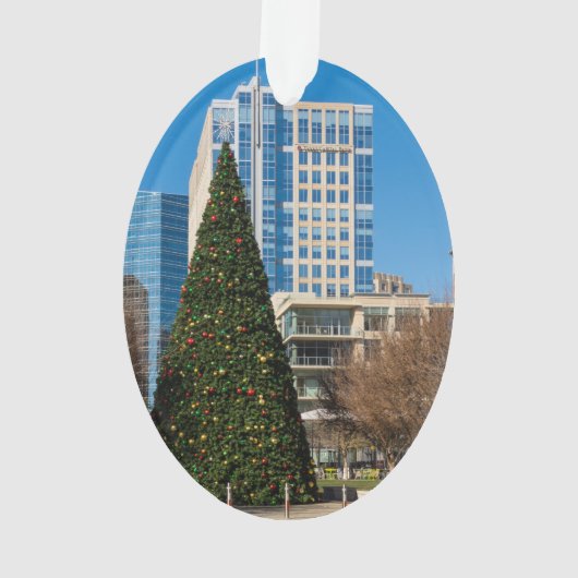 Weihnachtsstadt Dallas Ornament (Rückseite)
