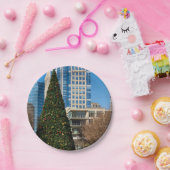 Weihnachtsstadt Dallas Pappteller (Party)