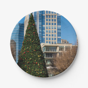 Weihnachtsstadt Dallas Pappteller
