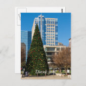 Weihnachtsstadt Dallas Postkarte (Vorne/Hinten)