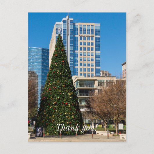 Weihnachtsstadt Dallas Postkarte (Vorderseite)