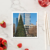 Weihnachtsstadt Dallas Serviette (Beispiel)
