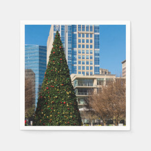 Weihnachtsstadt Dallas Serviette