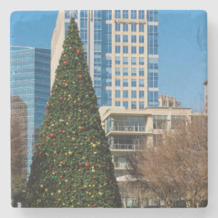 Weihnachtsstadt Dallas Steinuntersetzer