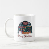 Weihnachtsstadt im 50er kaffeetasse (Links)