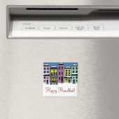 Weihnachtsstadt ~ Magnet Happy Hanukkah (In Situ (Geschirrspüler))