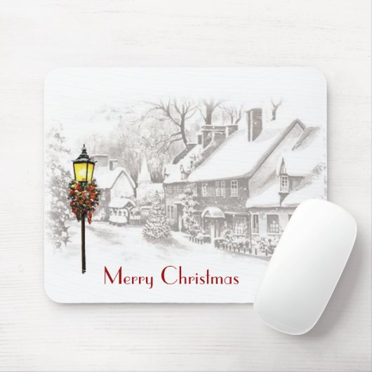 Weihnachtsstadt Mousepad (Mit Mouse)