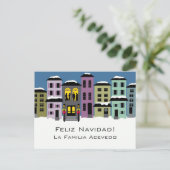 Weihnachtsstadt ~ Postcard Modern Feiertagspostkarte (Stehend Vorderseite)