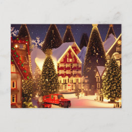 Weihnachtsstadt Postkarte