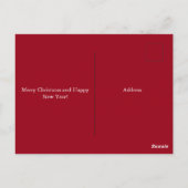 Weihnachtsstadt Postkarte (Rückseite)