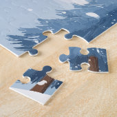 Weihnachtsstadt Puzzle (Seite)