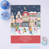 Weihnachtsstadt Whimsy Erstellen Sie Ihre eigene Flyer (Einzeln)