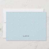 Weihnachtsstädtchen-Wohnkarte Einladung (Rückseite)