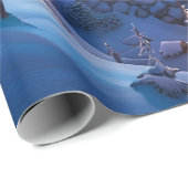 Weihnachtsstädteschreiben, Geschenkpapier (Rolleneckpunkt)