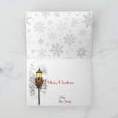 WeihnachtsStädtische Grußkarte Feiertagskarte (Innenseite)