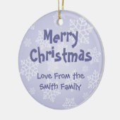 Weihnachtsstaffordshire-Bullterrier (addieren Sie Keramikornament (Links)