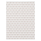 Weihnachtsstag Hirsche Wasserfarbe Tierfest Tischdecke (Vorderseite)