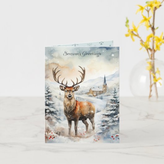 Weihnachtsstag Karte (Gelbe Blume)