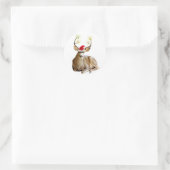 Weihnachtsstag Runder Aufkleber (Tasche)