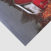 Weihnachtsstall mit spektakulärem, leuchtendem Bau Seidenpapier (Ausschnitt)