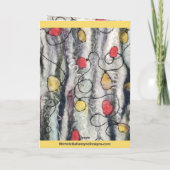 Weihnachtsstandard, 5" x 7" Faltkarte Karte (Rückseite)