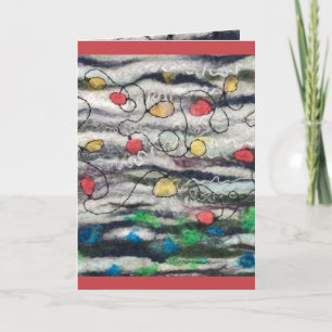 Weihnachtsstandard, 5" x 7" Faltkarte Karte