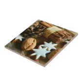 Weihnachtsstangen und Sterne Fliese (Seite)