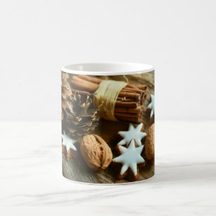 Weihnachtsstangen und Sterne Kaffeetasse