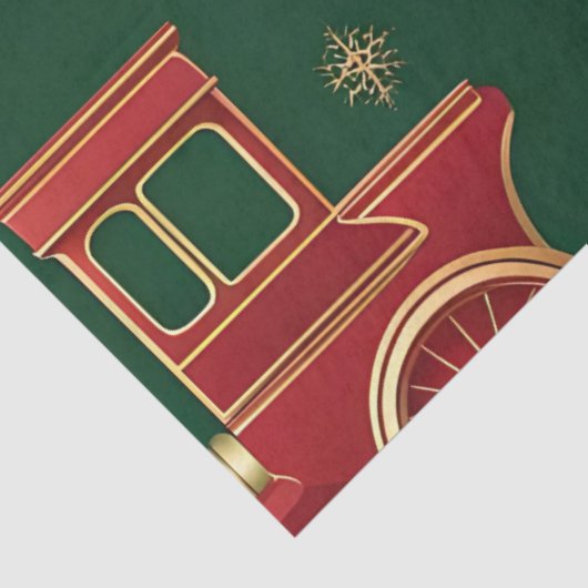 Weihnachtsstanzpapier Seidenpapier (Ausschnitt)