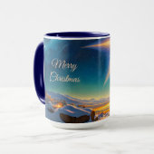 Weihnachtsstar, bezaubernde Winterlandschaft in de Tasse (Vorderseite Links)