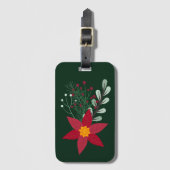Weihnachtsstar Gepäckanhänger (Vorderseite Vertikal)