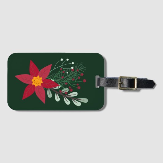 Weihnachtsstar Gepäckanhänger (Vorderseite (Horizontal))